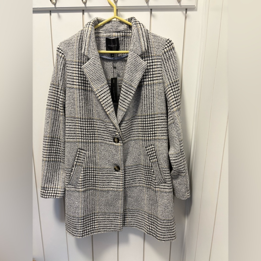 NWT Dynamite Wool Blend Light Jacket Coat - Picture 6 of 13